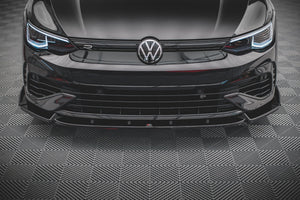 Maxton frontsplitter til Volkswagen Golf R Hatchback / Variant Mk8 – blank sort – billede 2 af 5