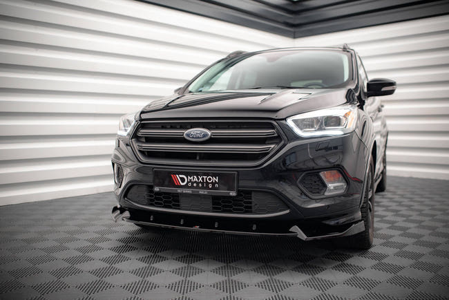 Maxton frontsplitter til Ford Escape ST-Line Mk3 – blank sort – billede 1 af 5