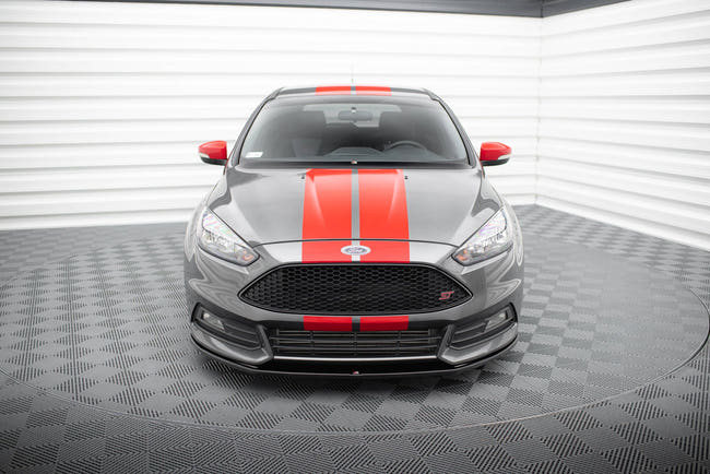 Maxton frontsplitter til Ford Focus ST Mk3 Facelift – blank sort – billede 2 af 5