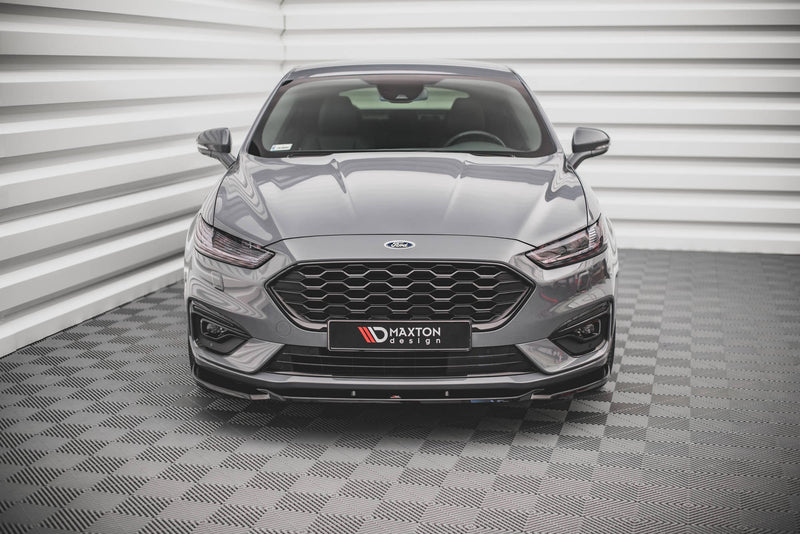 Maxton frontsplitter til Ford Mondeo ST-Line Mk5 Facelift – blank sort – billede 2 af 4