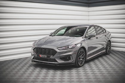 Maxton frontsplitter til Ford Mondeo ST-Line Mk5 Facelift – blank sort – billede 1 af 4