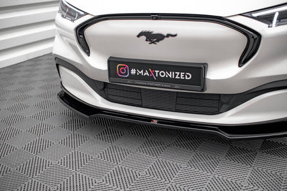 Maxton frontsplitter til Ford Mustang Mach-E Mk1 – blank sort – billede 3 af 6