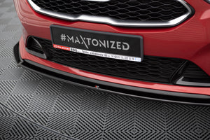 Maxton Front Splitter V.2 Kia Proceed Gt Mk 3 - Gloss Black