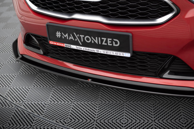 Maxton Front Splitter V.2 Kia Proceed Gt Mk 3 - Gloss Black