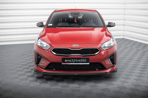 Maxton Front Splitter V.2 Kia Proceed Gt Mk 3 - Gloss Black