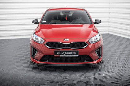 Maxton Front Splitter V.2 Kia Proceed Gt Mk 3 - Gloss Black