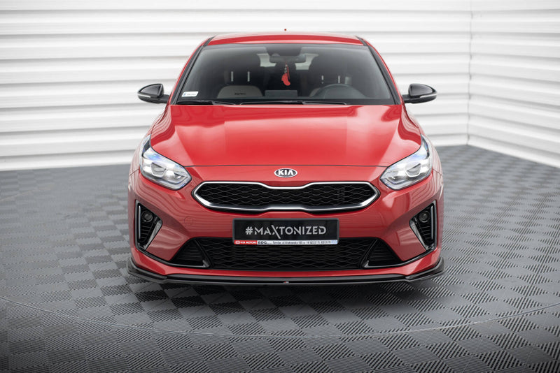 Maxton Front Splitter V.2 Kia Proceed Gt Mk 3 - Gloss Black