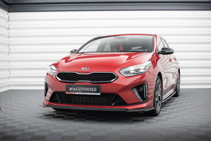 Maxton Front Splitter V.2 Kia Proceed Gt Mk 3 - Gloss Black