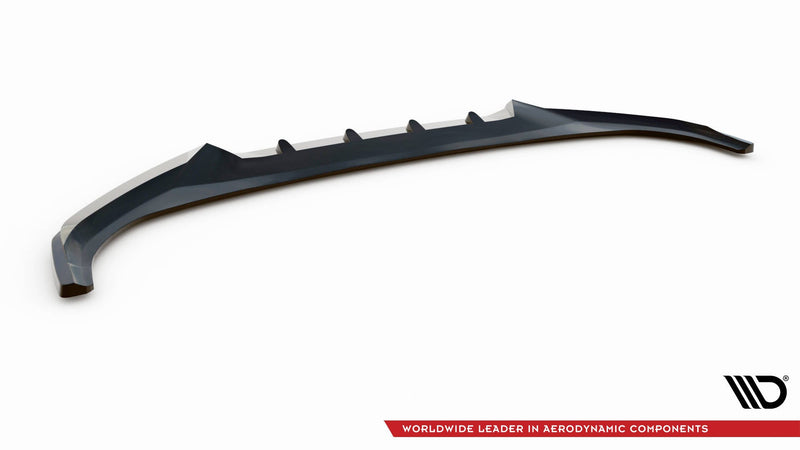 Maxton Front Splitter V.2 Kia Ev6 Gt-Line Mk1 - Gloss Black
