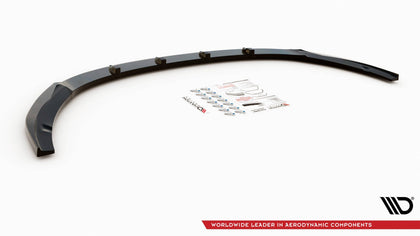 Maxton frontsplitter til Kia Optima Mk4 – blank sort – billede 5 af 5