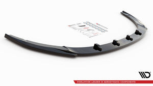 Maxton frontsplitter til Kia Optima Mk4 – blank sort – billede 4 af 5