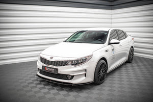 Maxton frontsplitter til Kia Optima Mk4 – blank sort – billede 1 af 5