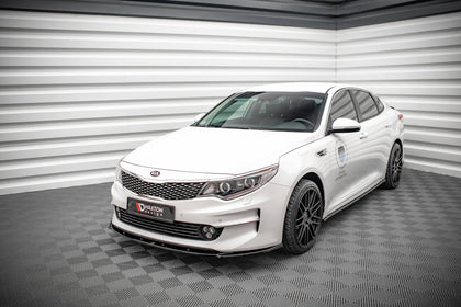 Maxton frontsplitter til Kia Optima Mk4 – blank sort – billede 1 af 5