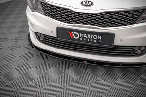 Maxton frontsplitter til Kia Optima Mk4 – blank sort – billede 3 af 5