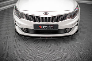 Maxton frontsplitter til Kia Optima Mk4 – blank sort – billede 2 af 5