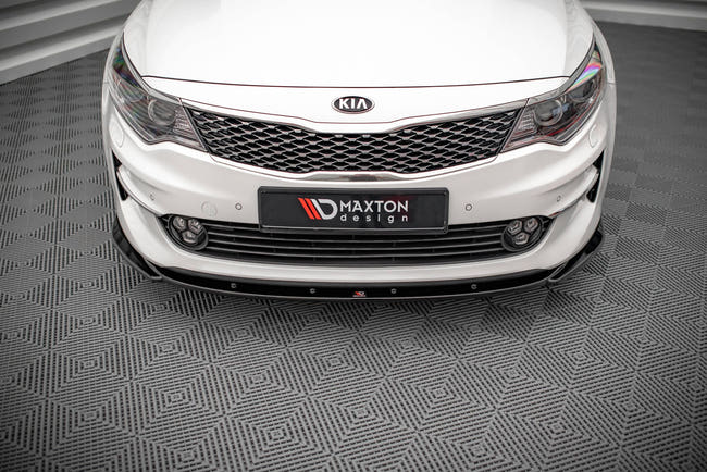 Maxton frontsplitter til Kia Optima Mk4 – blank sort – billede 2 af 5