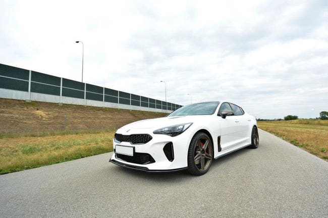 Maxton Front Splitter V.2 Kia Stinger Gt - Gloss Black