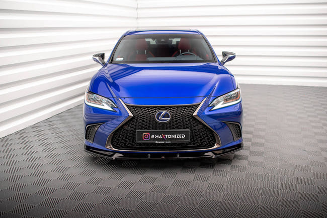 Maxton Front Splitter V.2 Lexus Es F Sport Mk7 - Gloss Black