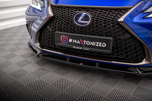 Maxton frontsplitter til Lexus ES F Sport Mk7 – blank sort – billede 3 af 5
