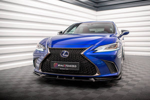 Maxton frontsplitter til Lexus ES F Sport Mk7 – blank sort – billede 1 af 5