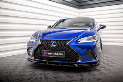 Maxton frontsplitter til Lexus ES F Sport Mk7 – blank sort – billede 1 af 5