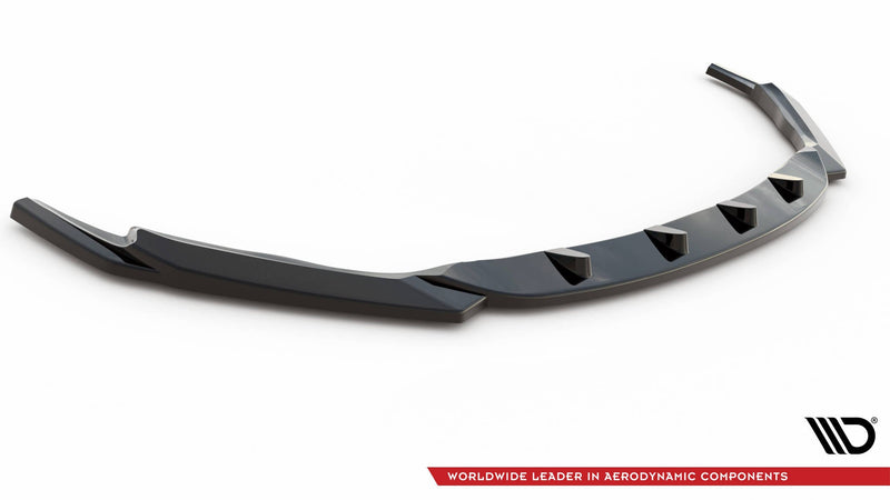 Maxton frontsplitter til Lexus GS F Mk4 Facelift – blank sort – billede 4 af 5