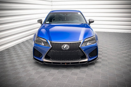 Maxton frontsplitter til Lexus GS F Mk4 Facelift – blank sort – billede 2 af 5