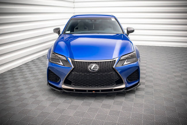 Maxton frontsplitter til Lexus GS F Mk4 Facelift – blank sort – billede 2 af 5