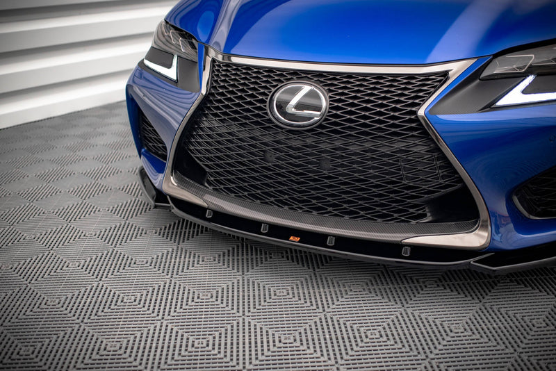 Maxton frontsplitter til Lexus GS F Mk4 Facelift – blank sort – billede 3 af 5