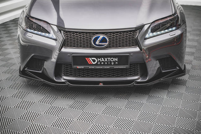 Maxton frontsplitter til Lexus GS F Sport Mk4 (L10) – blank sort – billede 2 af 4