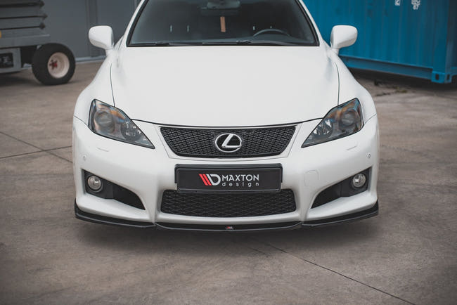 Maxton Front Splitter V.2 Lexus Is F Mk2 - Gloss Black