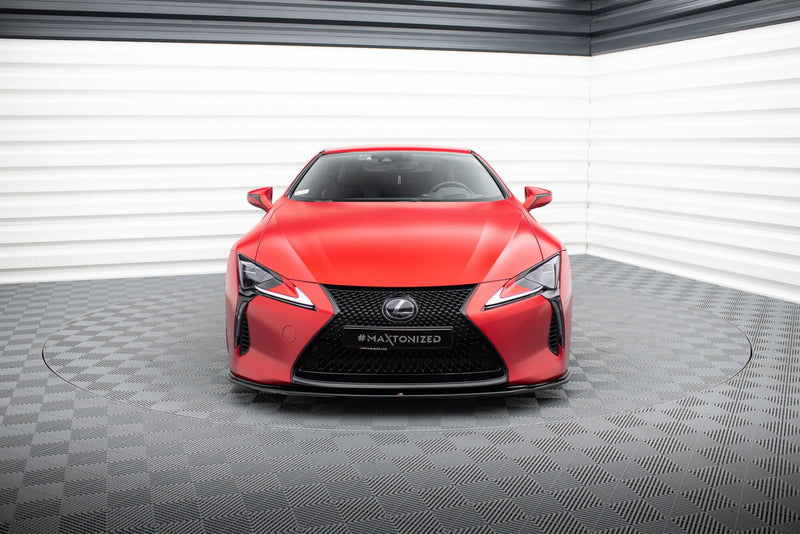 Maxton Front Splitter V.2 Lexus Lc 500 - Gloss Black