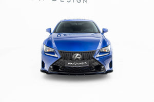 Maxton frontsplitter til Lexus RC Mk1 – blank sort – billede 2 af 6