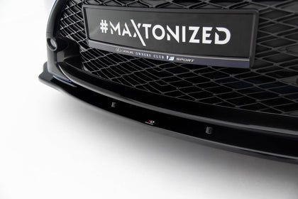 Maxton frontsplitter til Lexus RC Mk1 – blank sort – billede 3 af 6