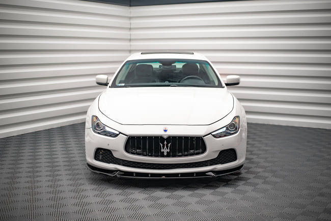 Maxton frontsplitter til Maserati Ghibli Mk3 – blank sort – billede 1 af 4