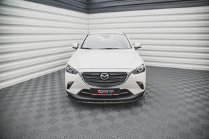 Maxton Front Splitter V.2 Mazda Cx-3 - Gloss Black