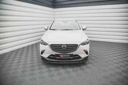 Maxton Front Splitter V.2 Mazda Cx-3 - Gloss Black
