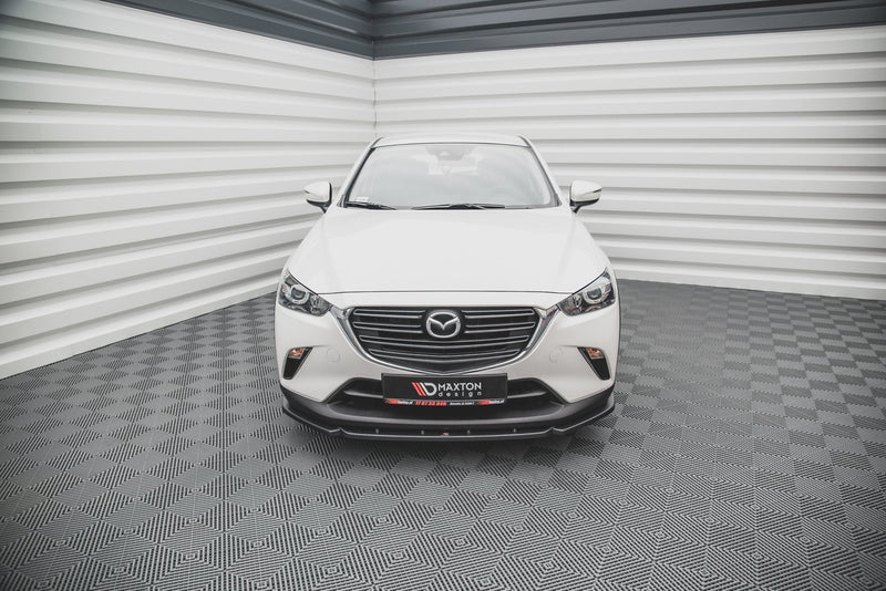 Maxton Front Splitter V.2 Mazda Cx-3 - Gloss Black