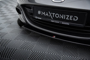 Maxton Front Splitter V.2 Mazda Mx-5 Iv - Gloss Black