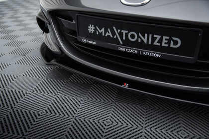 Maxton Front Splitter V.2 Mazda Mx-5 Iv - Gloss Black