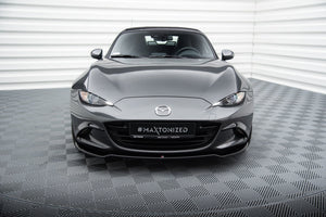 Maxton Front Splitter V.2 Mazda Mx-5 Iv - Gloss Black
