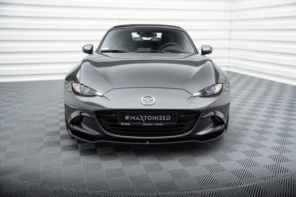 Maxton Front Splitter V.2 Mazda Mx-5 Iv - Gloss Black