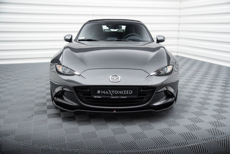 Maxton Front Splitter V.2 Mazda Mx-5 Iv - Gloss Black