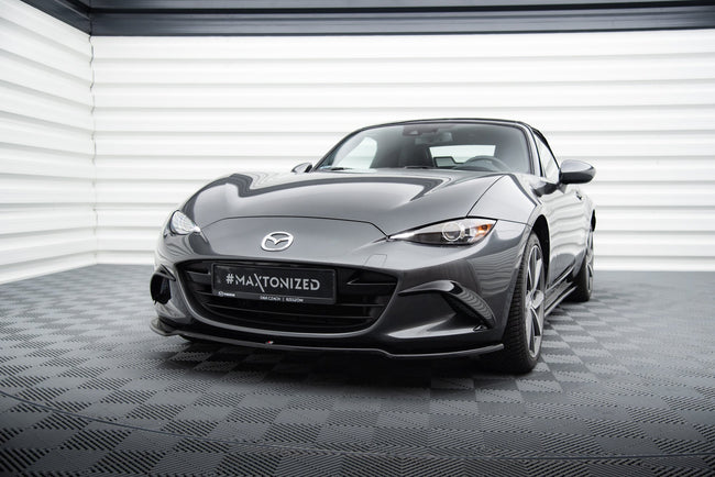 Maxton frontsplitter til Mazda MX-5 ND (Mk4) – blank sort – billede 1 af 5
