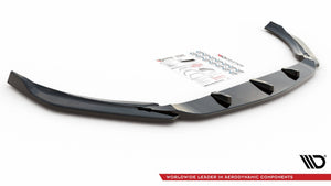 Maxton frontsplitter til Mercedes-AMG A 45 S Aero Pack W177 – blank sort – billede 5 af 6