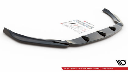 Maxton frontsplitter til Mercedes-AMG A 45 S Aero Pack W177 – blank sort – billede 5 af 6
