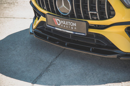 Maxton frontsplitter til Mercedes-AMG A 45 S Aero Pack W177 – blank sort – billede 4 af 6