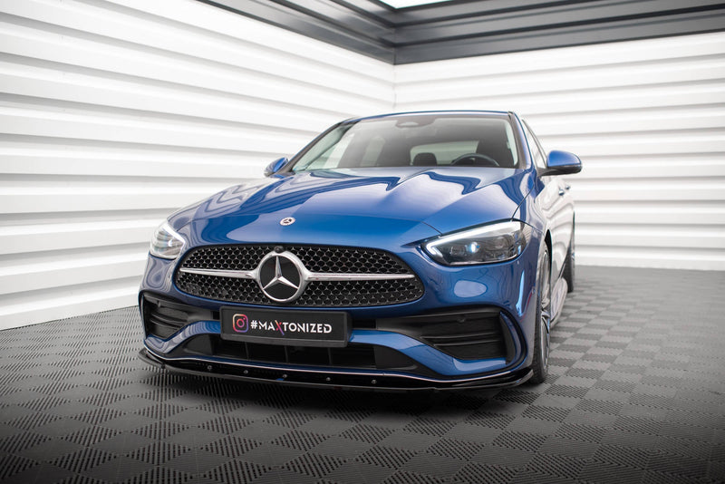 Maxton frontsplitter til Mercedes-Benz C AMG-Line / 43 AMG W206 – blank sort – billede 1 af 6