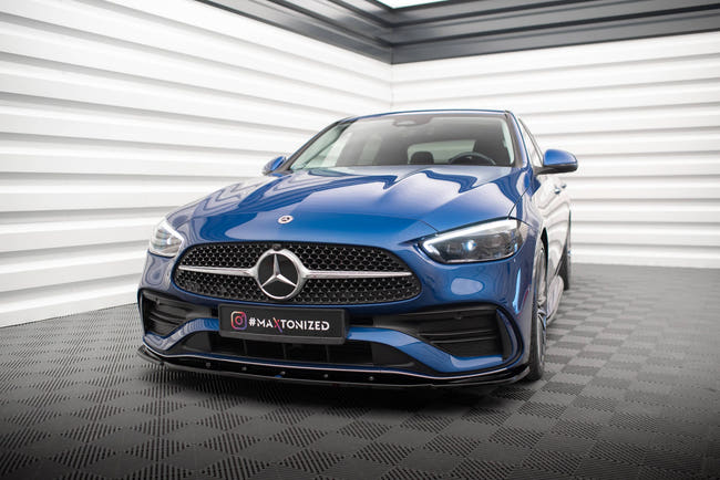 Maxton Front Splitter V.2 Mercedes-Benz C Amg-Line W206 - Gloss Black