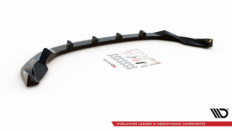 Maxton frontsplitter til Nissan 370Z Facelift – blank sort – billede 5 af 5
